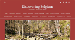 Desktop Screenshot of discoveringbelgium.com